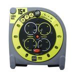 Masterplug 4-Socket Case Cable Reel 15m 240V/13A HMU15134SL-PX
