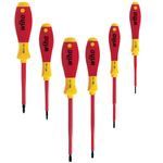 Wiha Slotted Pozi Screwdriver Set 6 Piece WHA-25477