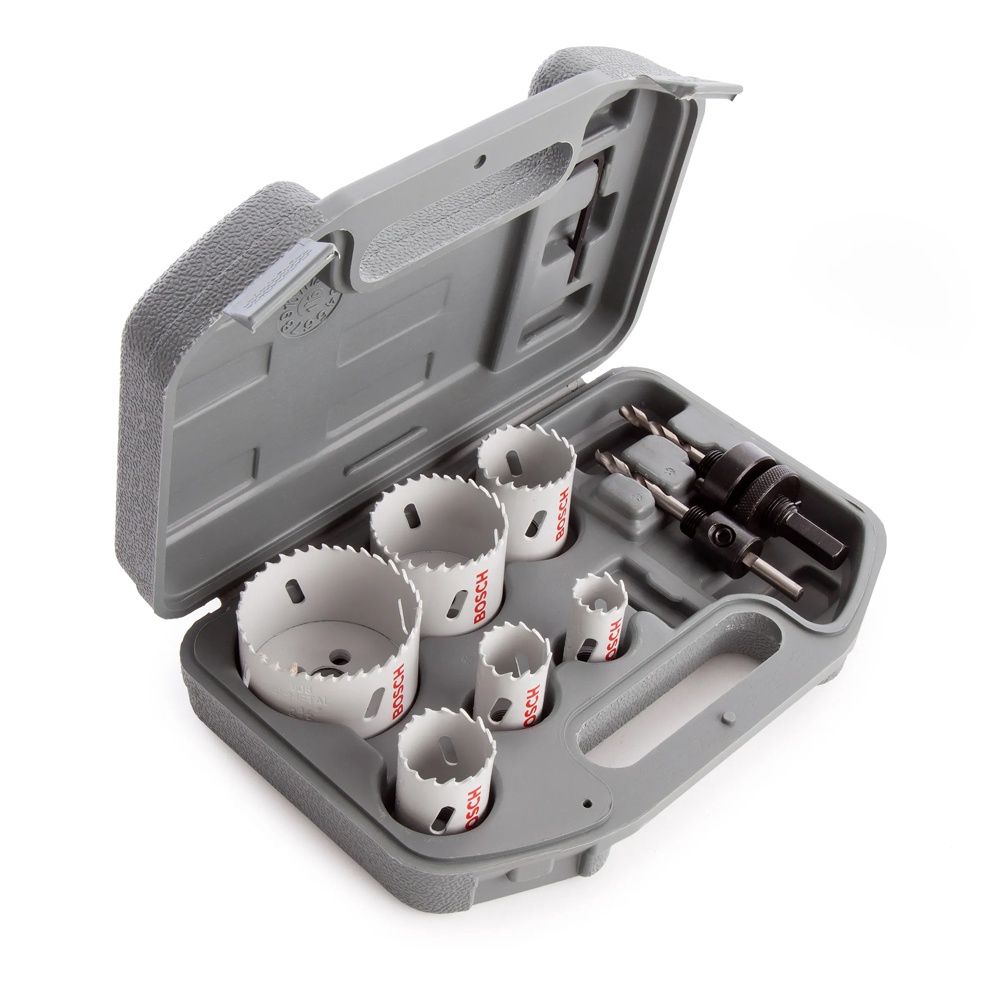 Bosch 8 Piece Electricians Holesaw Set 2608580804