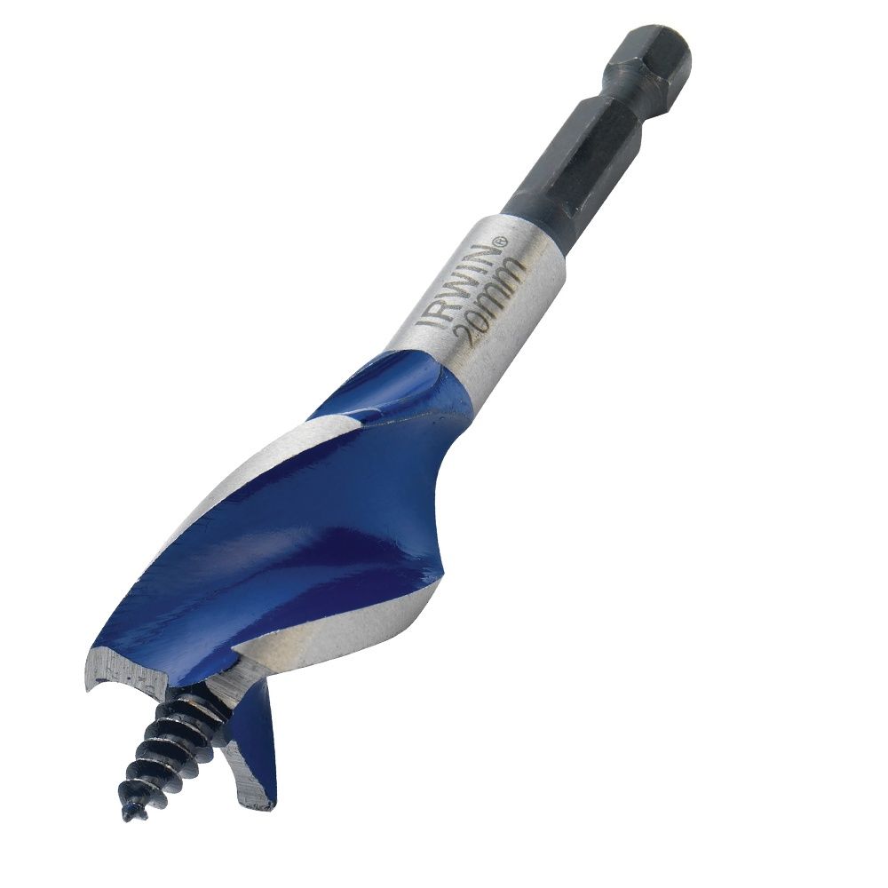 Irwin 1921993 Blue Groove 6X Stubby Wood Bit 20 x 100mm
