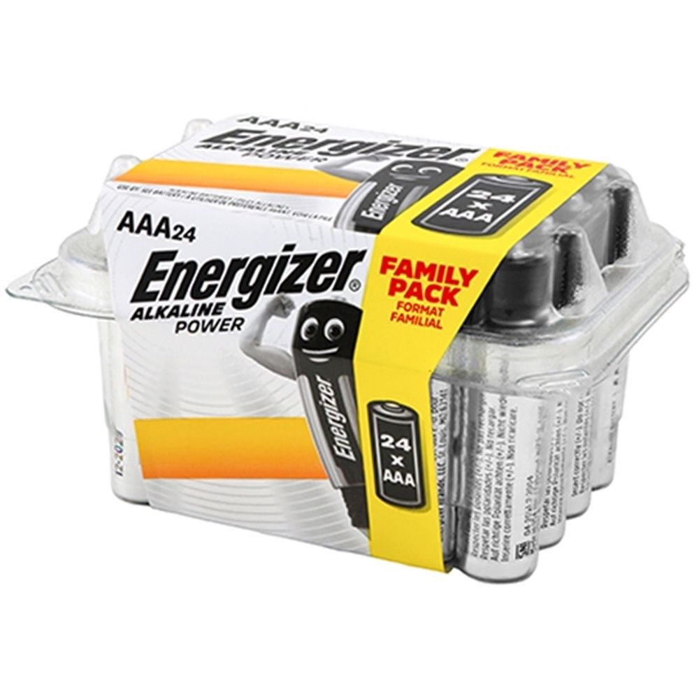 Energizer AAA Battery Value Pack 24 Alkaline Power ENR414677