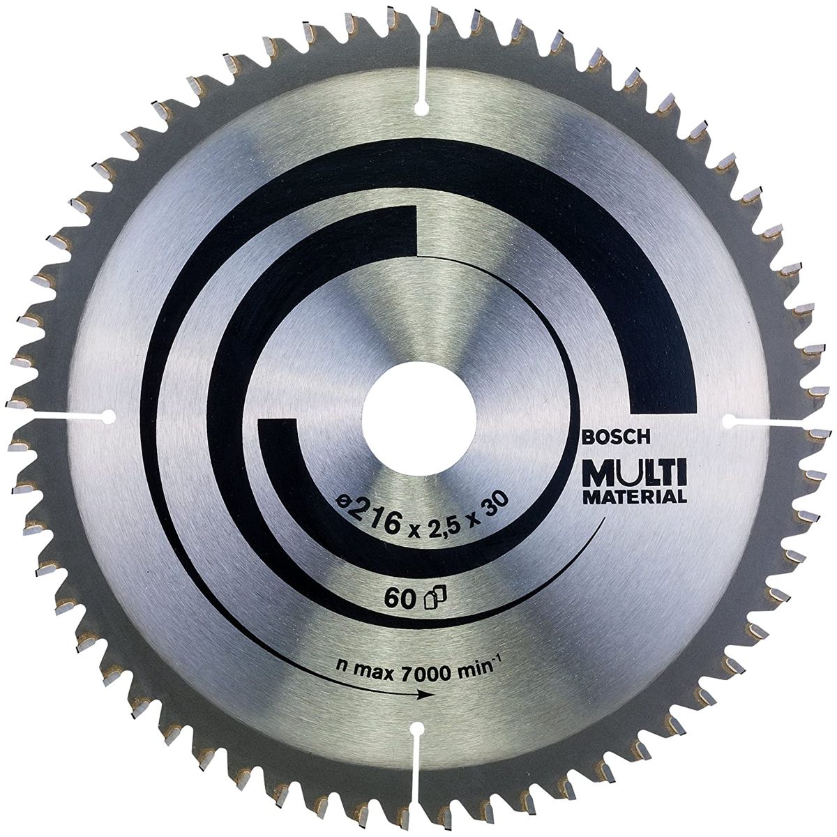 Bosch 216mm 60T Multi Material Circular Saw Blade 2608640446