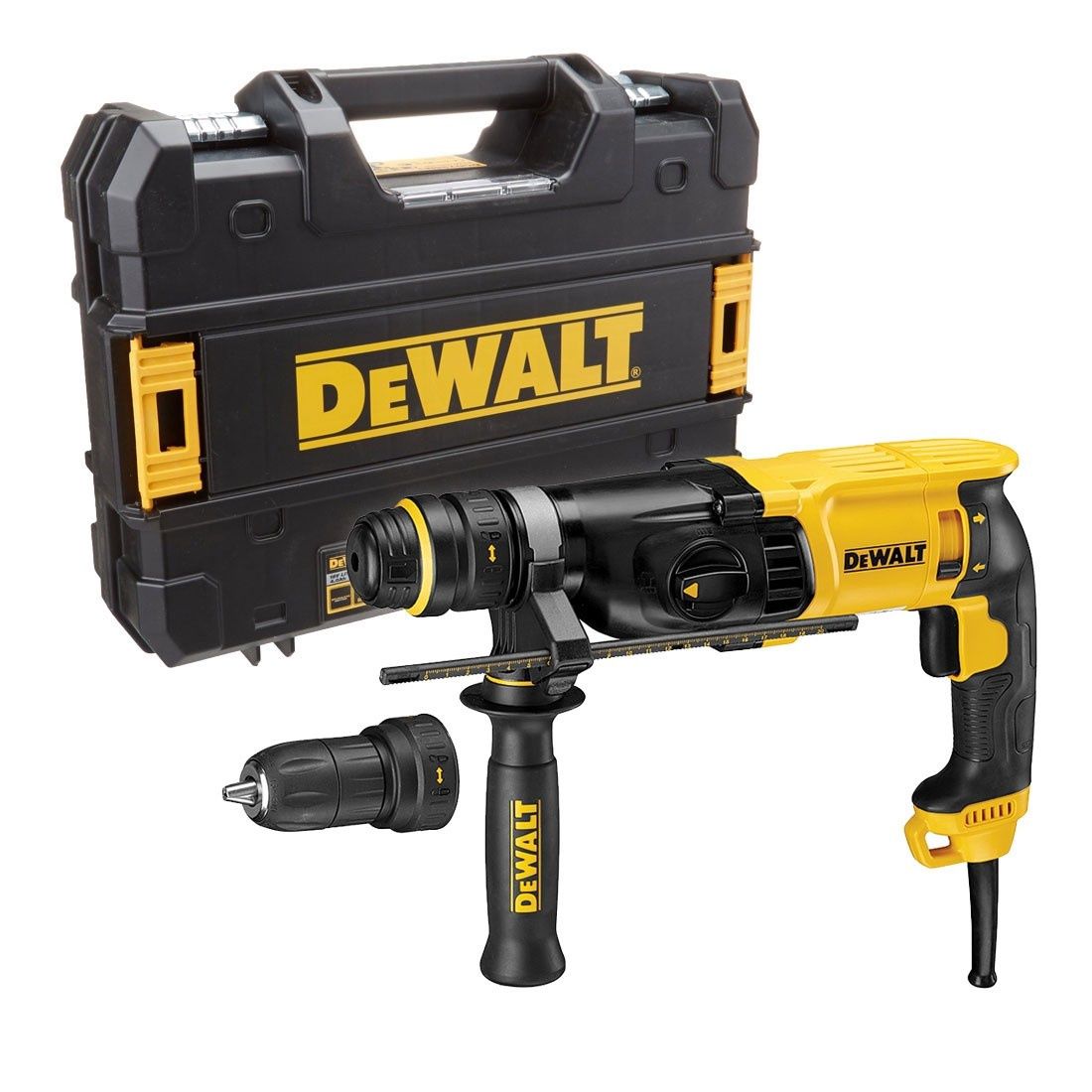 DeWalt D25134K 240V SDS 3 Mode Hammer with Quick Change Chuck In Case