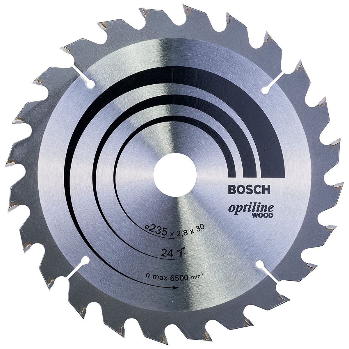 Bosch 235mm 24T Optiline Wood Circular Saw Blade 2608640725