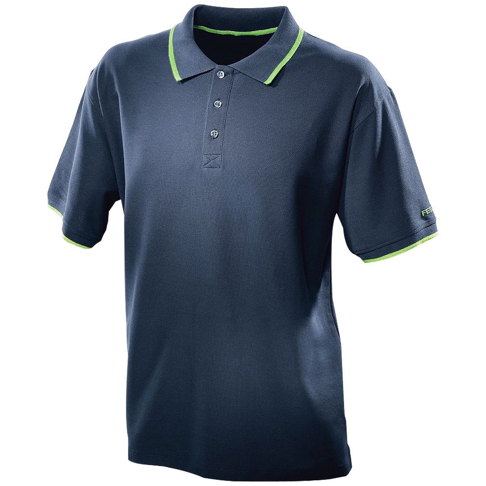 Festool 203997 Polo T-Shirt Dark Blue Medium Size (M)