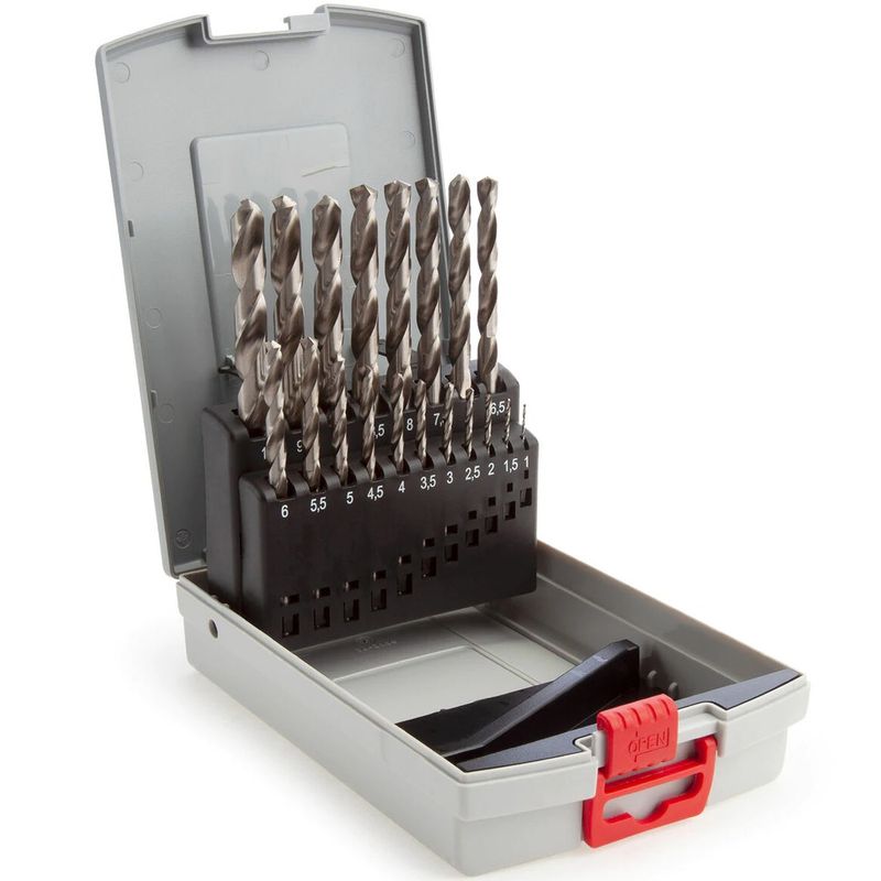 Bosch 1-10mm Metal Drill Bit Set HSS-G ProBox 19 Piece - SPL