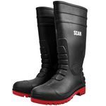 Scan SCAFWWELL7 Safety Wellingtons Boot Black UK 7 / EUR 41