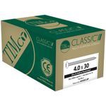Timco 4.0 x 20mm Classic Multi-Purpose Screws Countsunk Head Yellow (200/Box) 40020CLAF