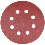 Timco 231992 Addax 125mm Mixed Random Orbital Sanding Discs - Reding Discs - Red