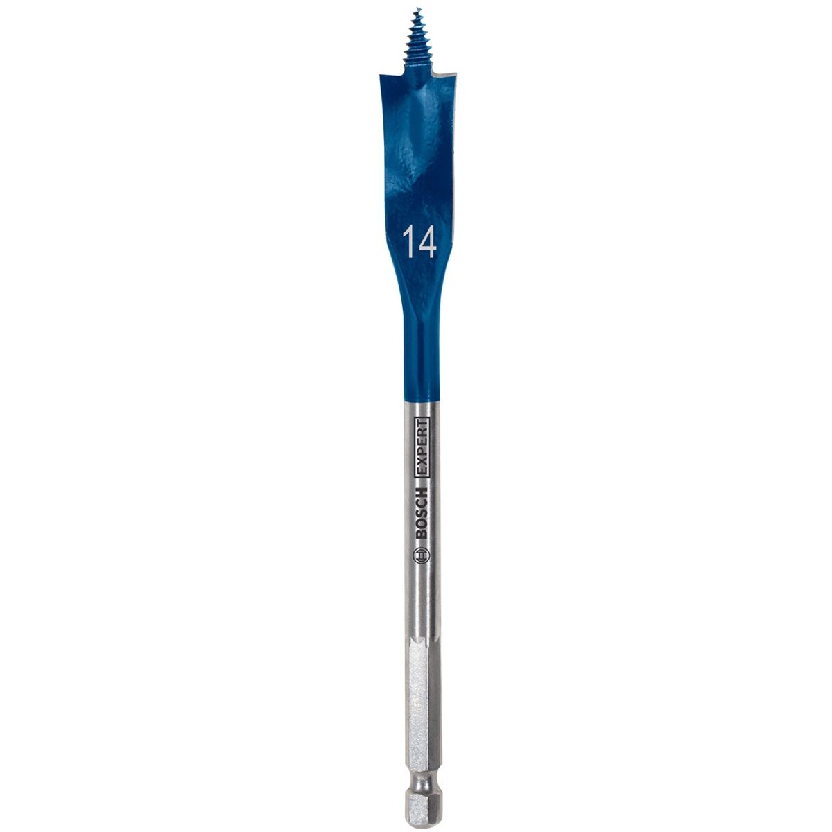 Bosch Expert Selfcut Flat Wood Drill Bit 14 x 152mm Hex Shank 1/4&quot; 2608900314