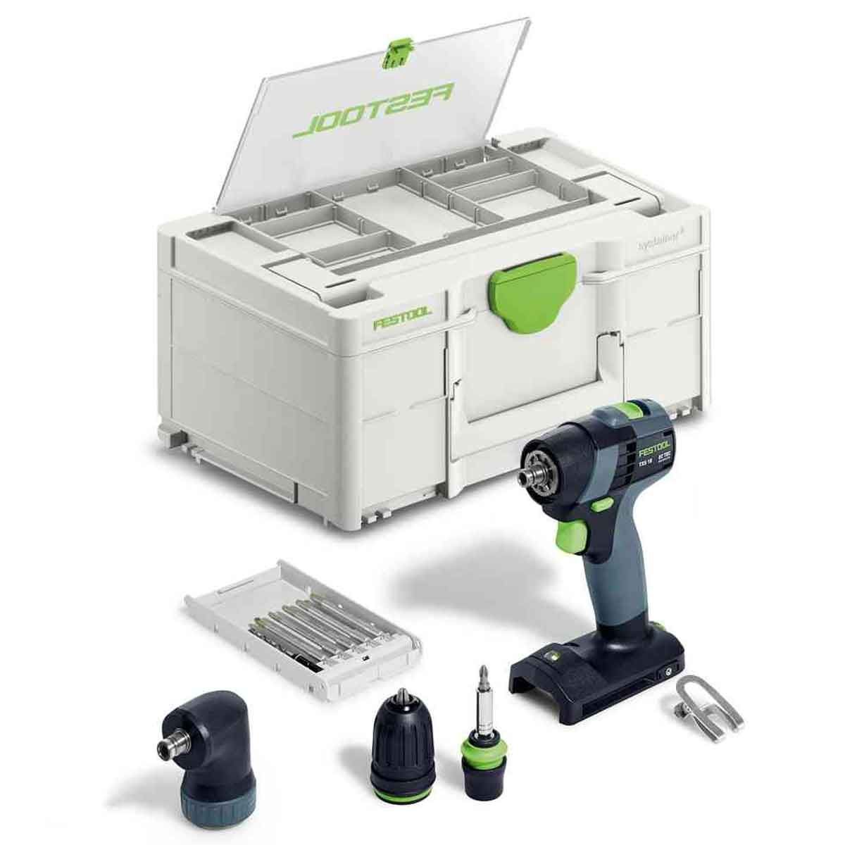 Festool TXS18-Basic-Set 18V Brushless Drill Driver with Case 577336