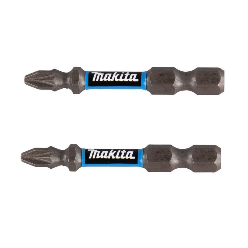Makita E-06292 Impact Premier Double Ended PZ2 Bit 65mm x2 Pcs
