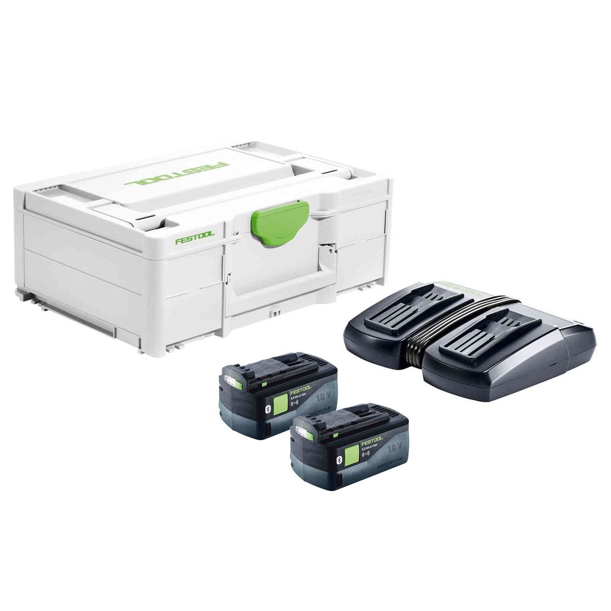 Festool 18V SYS Energy Set with 2 x 5.0Ah Batteries Charger &amp; Case 577708