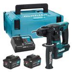Makita HR166DSMJ 12Vmax CXT Brushless SDS+ Rotary Hammer With 2 x 4.0Ah Batteries Charger &amp; Case