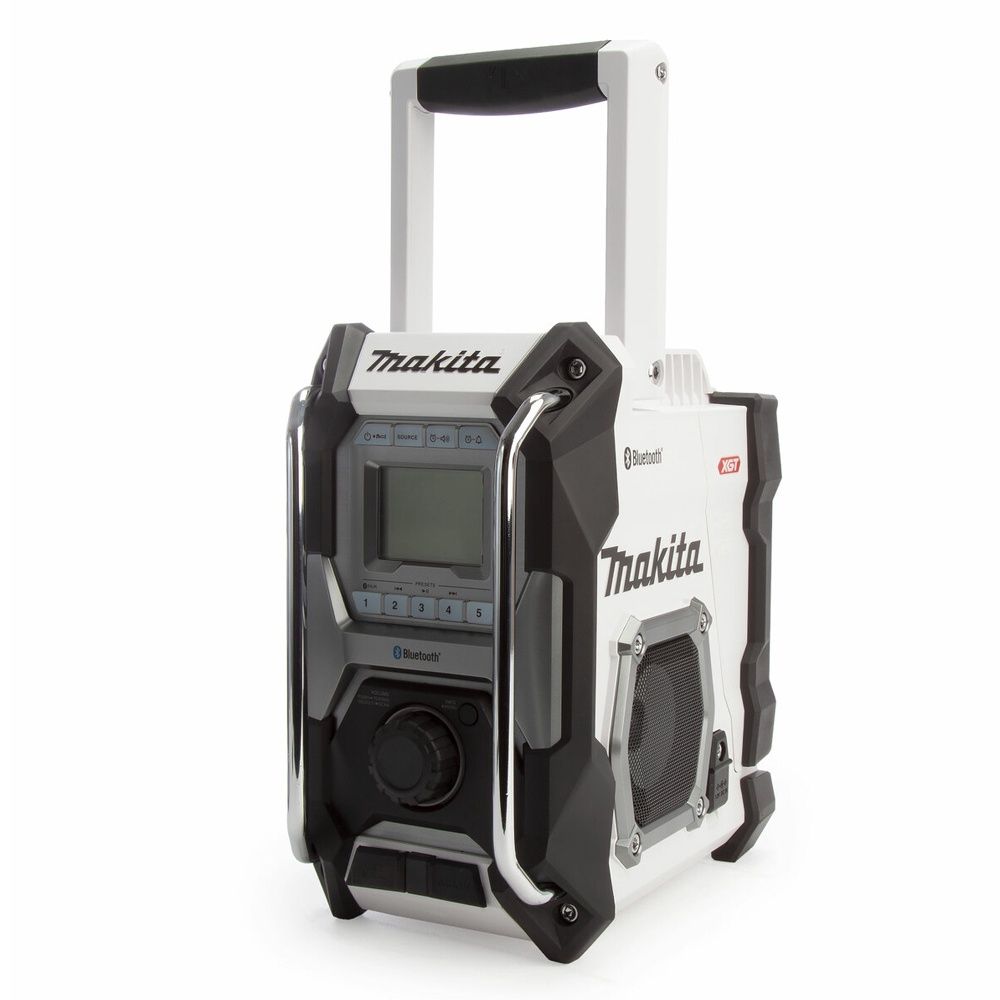 Makita MR002GZ01 40Vmax XGT White Job Site Radio With Bluetooth Body Only