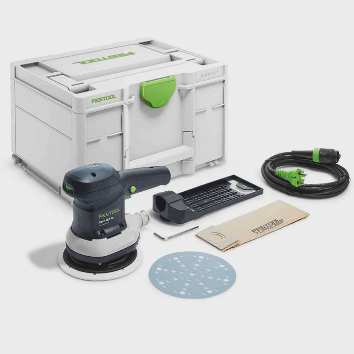 Festool ETS 150/5 EQ-Plus 110V GB Random Orbital Eccentric Sander In Systainer SYS3 M 187 - 576085