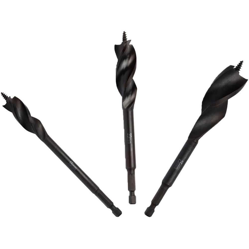 DeWalt DT90237-QZ Extreme Tri Flute Spade Bit 25mm, 20mm &amp; 16mm Pack of 3