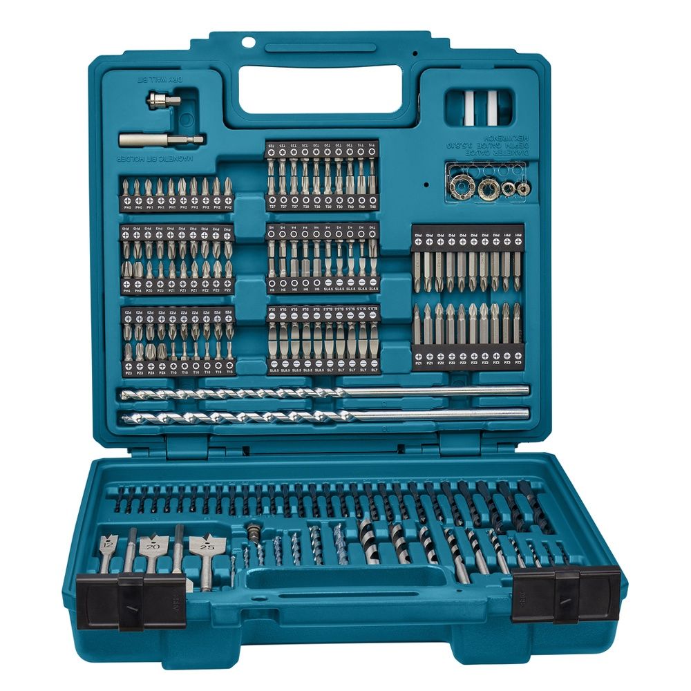 Makita E-11689 Combination Drilling &amp; Screwdriver Bit Set 256 Piece