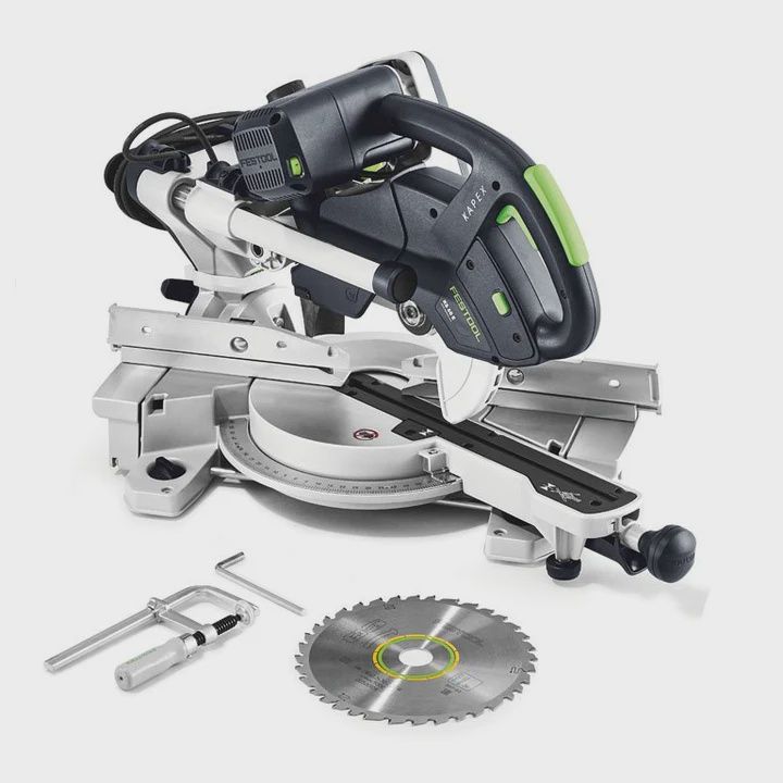 Festool KS 60 E 230V GB 216mm Sliding Compound Mitre Saw - 561684