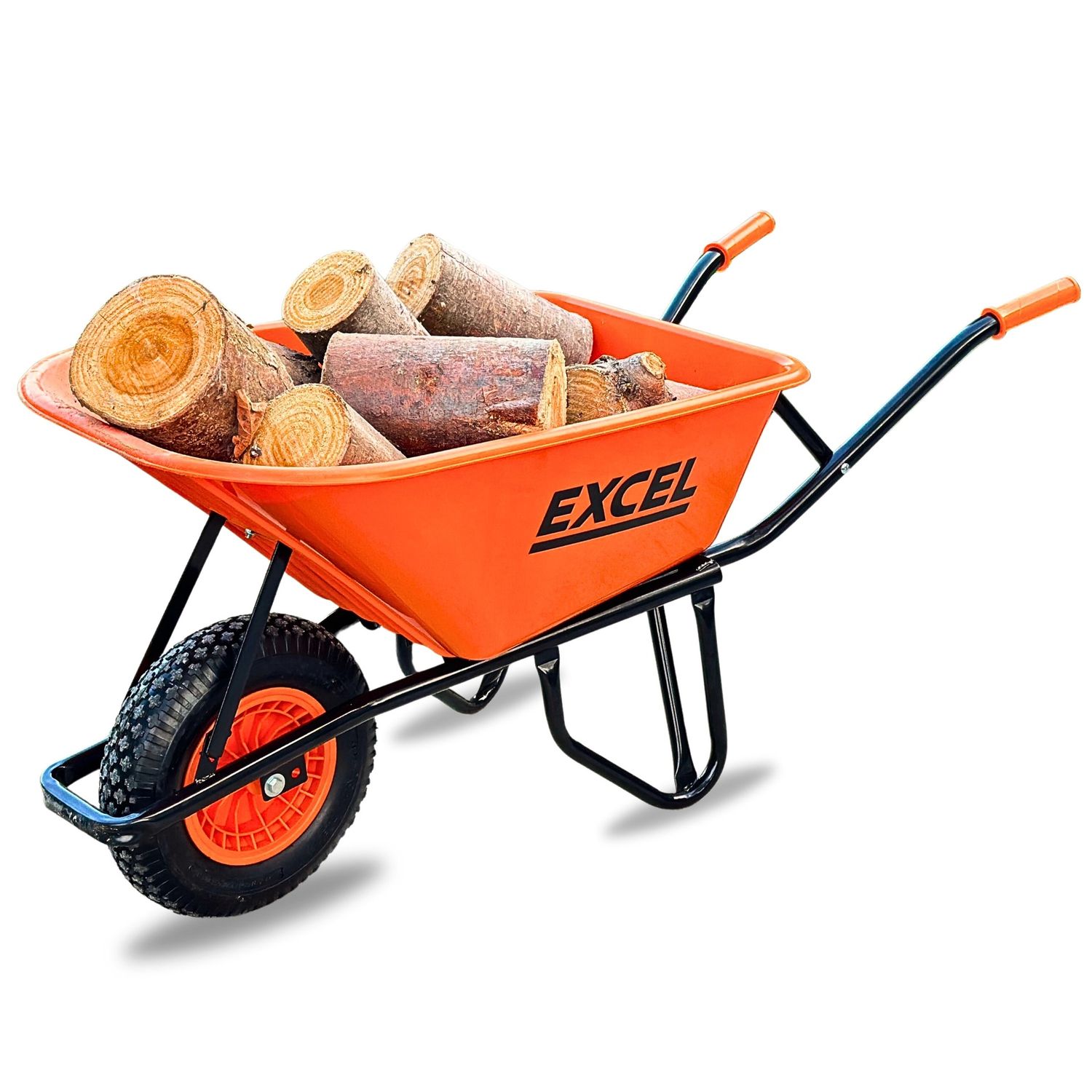 Excel Heavy Duty 100L Wheelbarrow HDPE Plastic Tray