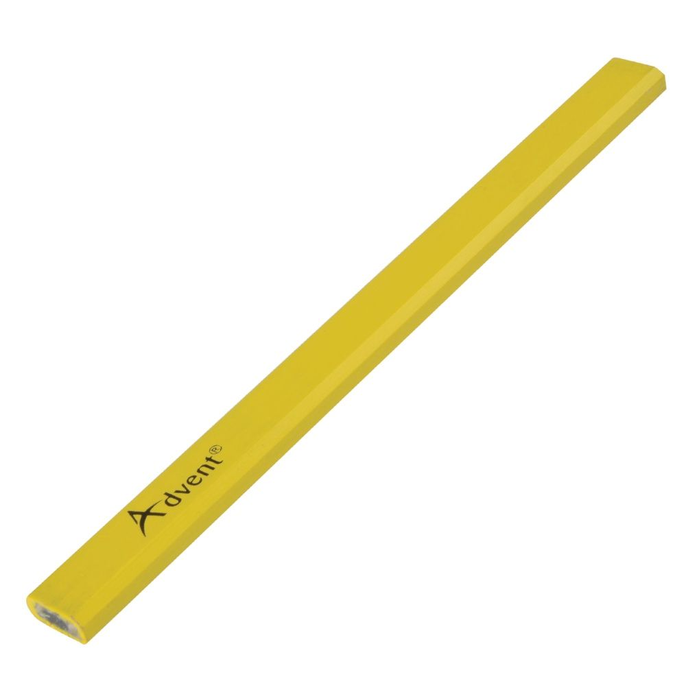 Advent Yellow Medium Lead Carpenter&#39;s Pencil ADVACPM