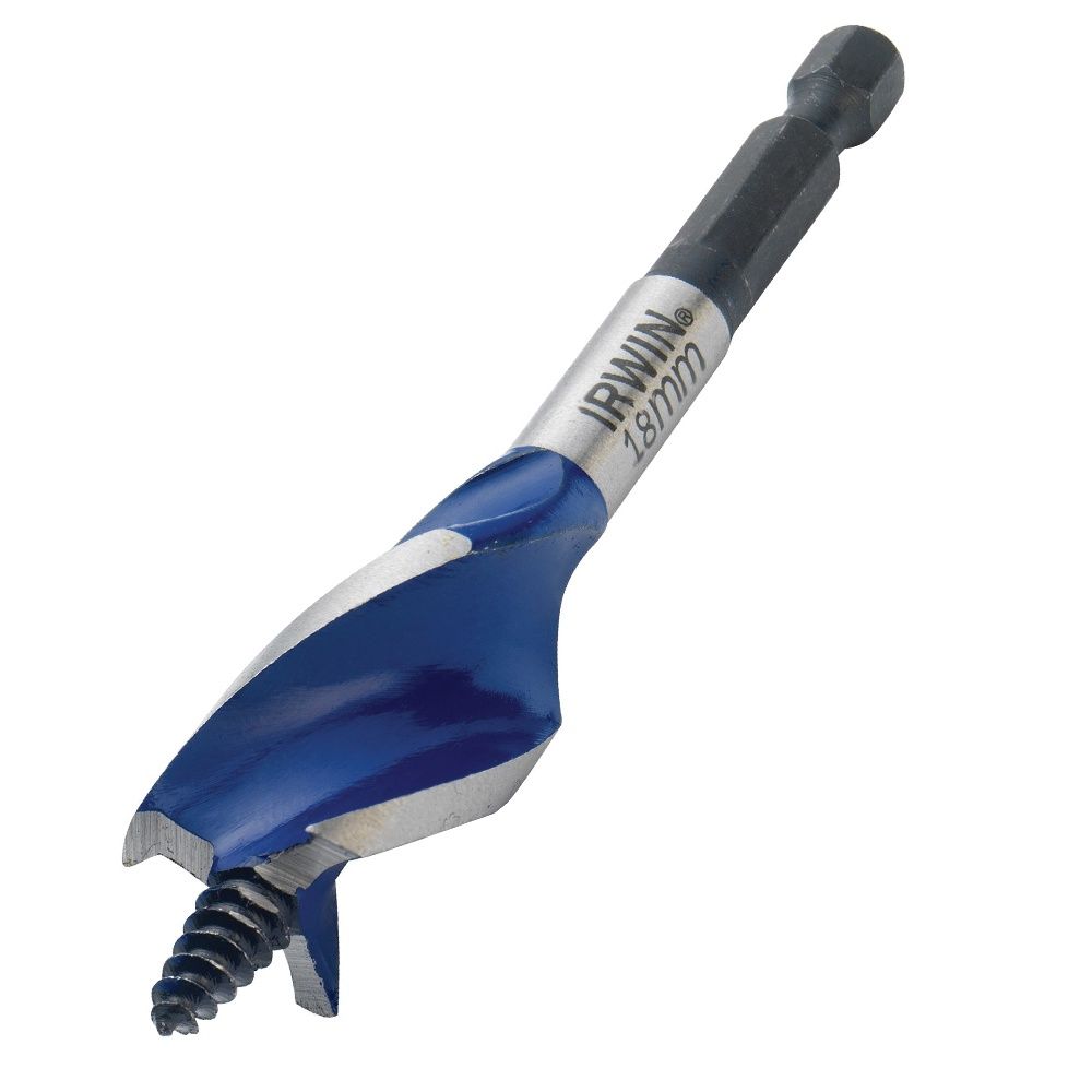 Irwin 1921992 Blue Groove 6X Stubby Wood Bit 18 x 100mm