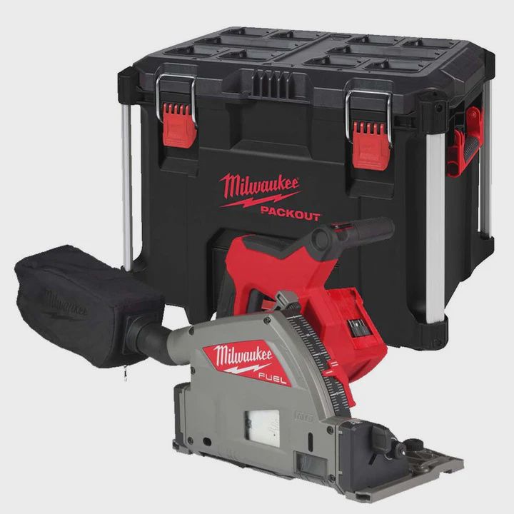 Milwaukee M18FPS55-0P 18V FUEL Brushless 165mm Plunge Saw &amp; Packout Case 4933478777