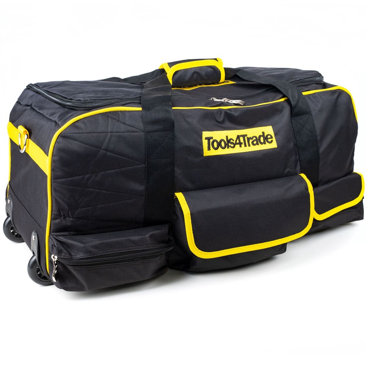 Tools4trade 26&quot; Heavy Duty Padded Tool Bag Yellow with Wheels