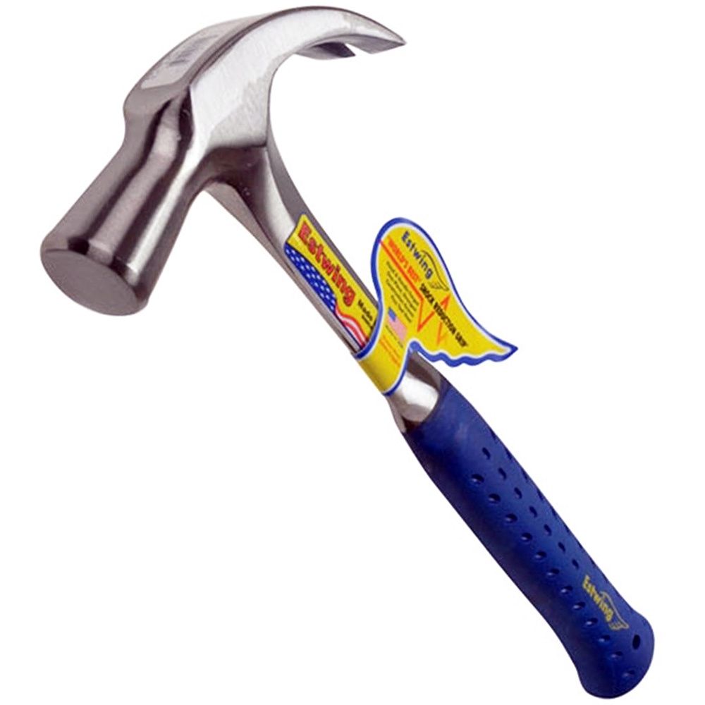 Estwing 24oz Curved Vinyl Grip Claw Hammer ESTE328C