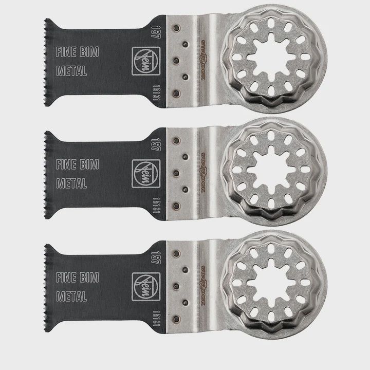 Fein 63502157220 Starlock 50 x 30mm E-Cut Fine Saw Blade Pack of 3