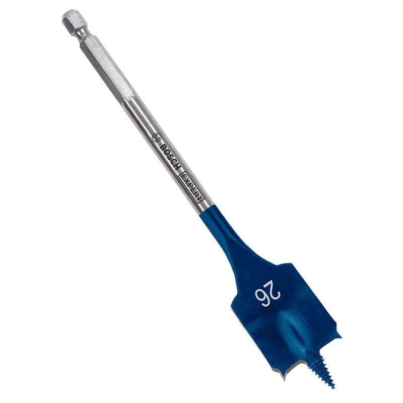 Bosch Expert Selfcut Spade Flat Wood Drill Bit 26 x 152mm Hex Shank 1/4" 2608900323