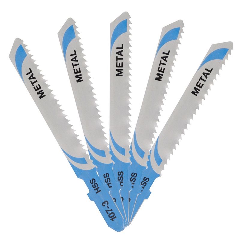 DeWalt 76mm HSS T-Shank Jigsaw Blades for Metal DT2161-QZ Pack of 5