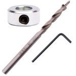 Titman EPHSTDDRILL 3/8&quot; Straight Shank Pocket Hole Drill with Collet &amp; Hex Key