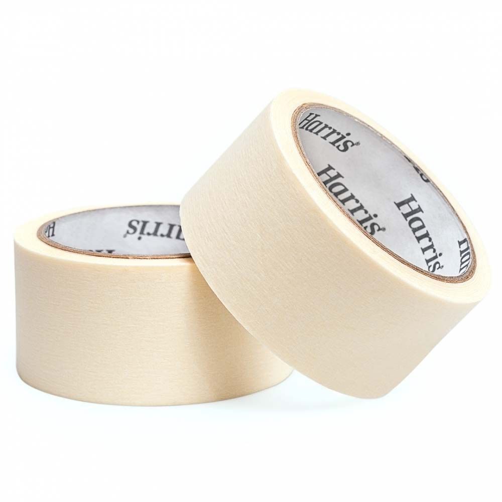 Harris Essentials Masking Tape 48mm x 25M 2 Pack 101064203