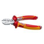 NWS N1351-49-VDE-160-SB 160mm 3 In 1 Electrician&#39;s Multi-function Super Side Cutter
