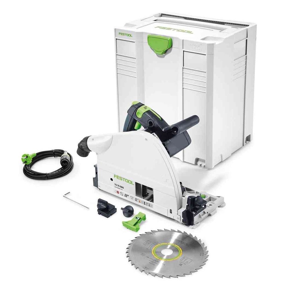 Festool TS 75 EQ-Plus 110V GB Circular Plunge Cut Saw 576112 In Systainer SYS3 M 437