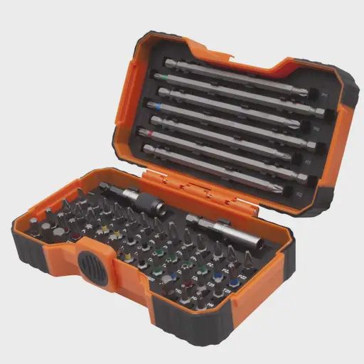 Bahco XMS19SET54 59/S54BC-IP Screwdriver Bit Set of 54 Piece