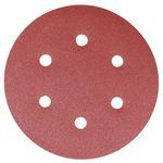 Timco 231859 Addax 150mm Mixed Random Orbital Sanding Discs - Red