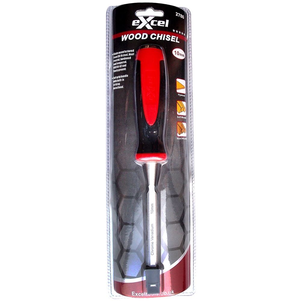 Excel 10mm Pro Wood Chisel Soft Grip