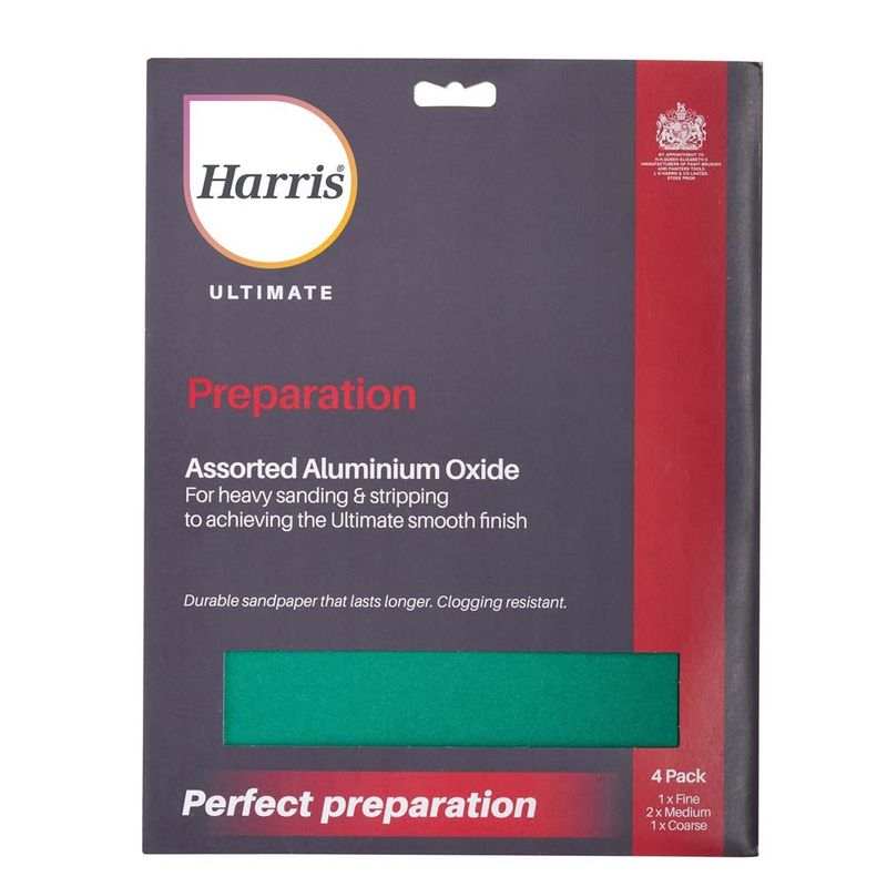 Harris Ultimate Aluminium Oxide Paper Assorted 4pk 103064200