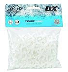 OX 4mm Trade Cross Shaped Tile Spacers Pack of 250 - OX-T160904