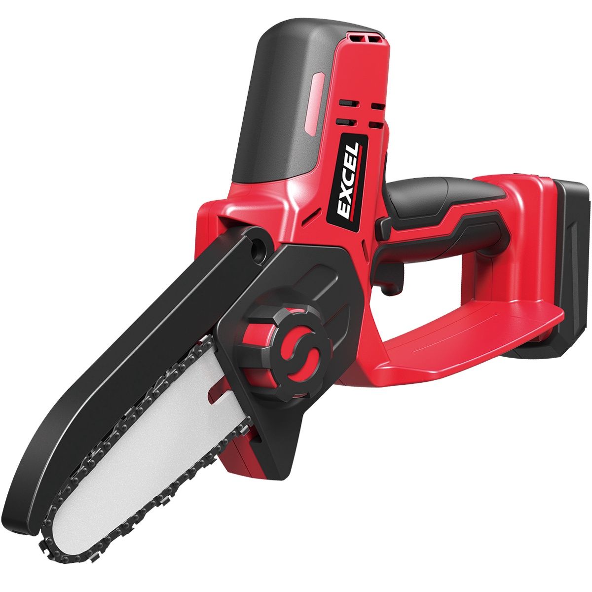 Excel 18V Cordless Mini Chain Saw Body Only (Battery &amp; Charger Not Included)