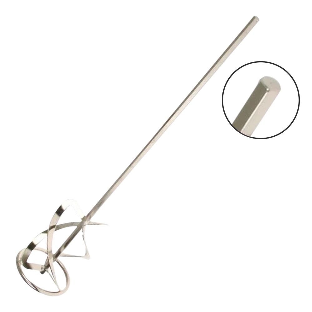 Excel Mixing Paddle 10mm Hex Shank 120mm x 600mm