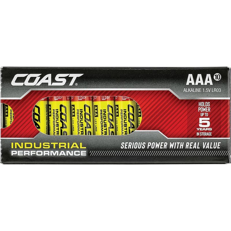 Coast IPAAA Industrial Performance Batteries Pack of 10