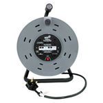 SMJ CTH5013 50m 4 Socket 13 Amp Heavy Duty Cable Reel With Thermal Cut out
