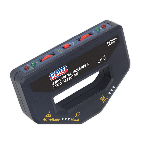 Sealey AK2018 3-in-1 Metal, Voltage &amp; Stud Detector