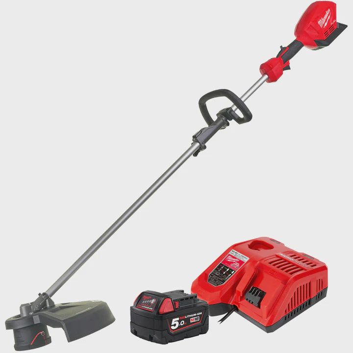 Milwaukee M18FOPHLTKIT-501 18V FUEL Brushless Outdoor Power Head Line Trimmer with 1 x 5.0Ah Battery &amp; Charger 4933478989