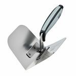 Ragni R65401S 5 x 4" Stainless Steel Internal Corner Trowel With Soft Grip Handle