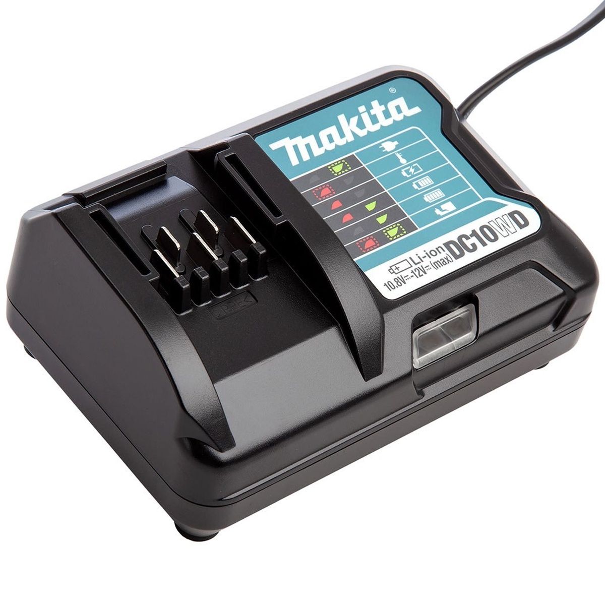 Makita DC10WD 10.8 - 12 V CXT Li-ion Slide Standard Charger