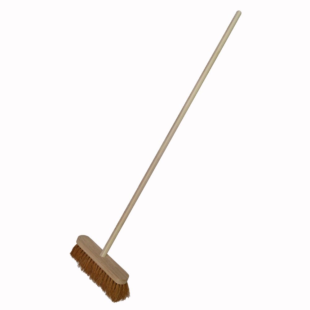 Faithfull FAIBRCOCO12H 30cm Coco Broom Head with 48In Handle